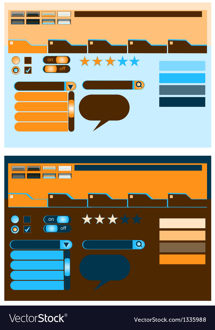 Web design elements