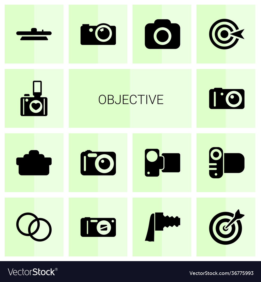 14 objective icons