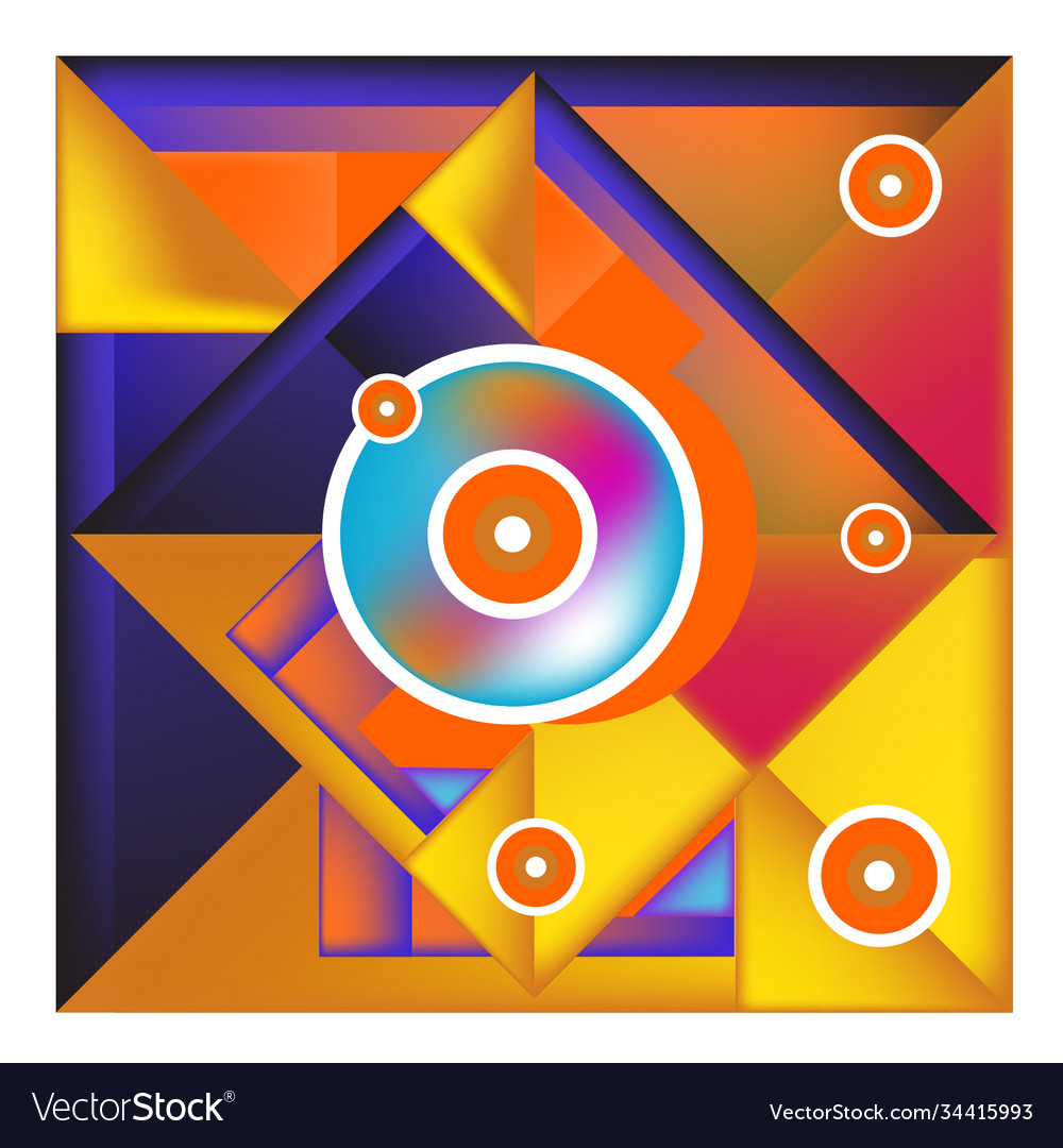Abstract modern triangles background pattern