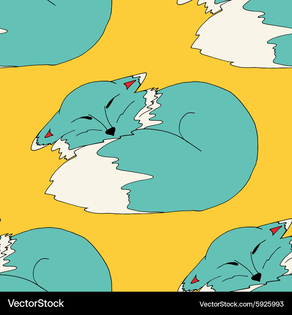 Cats seamless pattern Royalty Free Vector Image