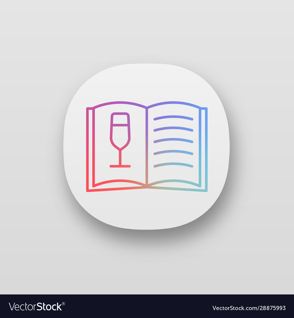 Wine menu app icon