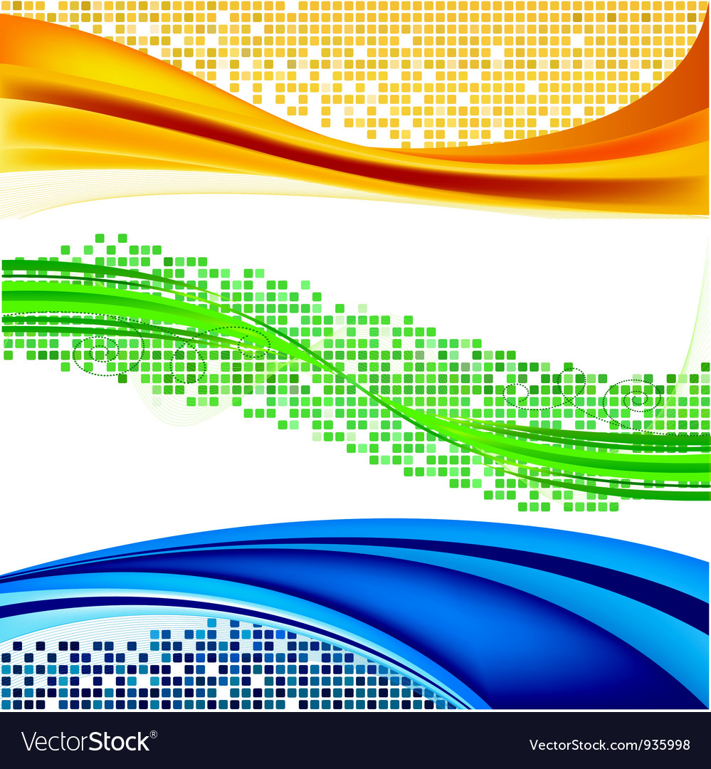 Abstract background set