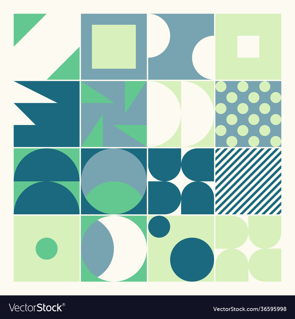 Abstract square pattern design vector image Abstract square pattern design