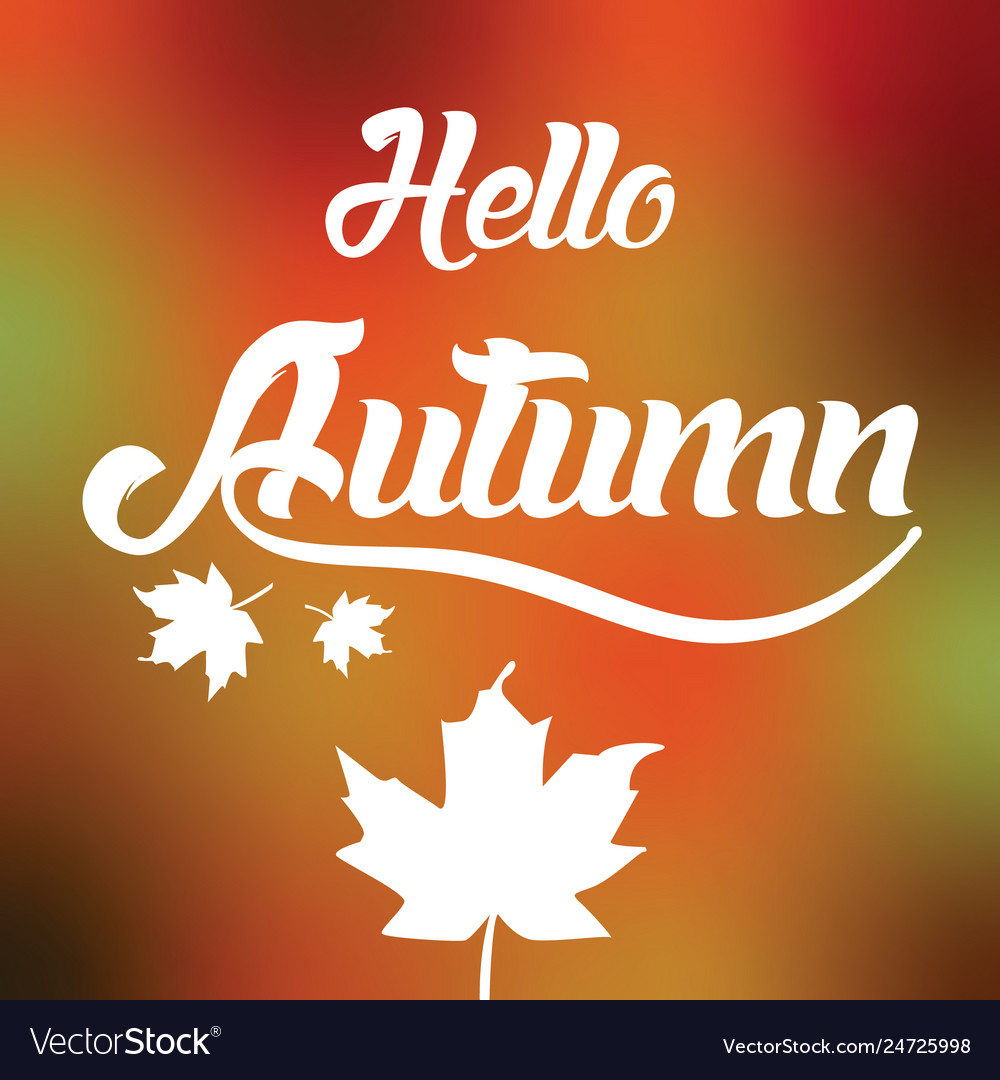 Autumn season greeting banner poster