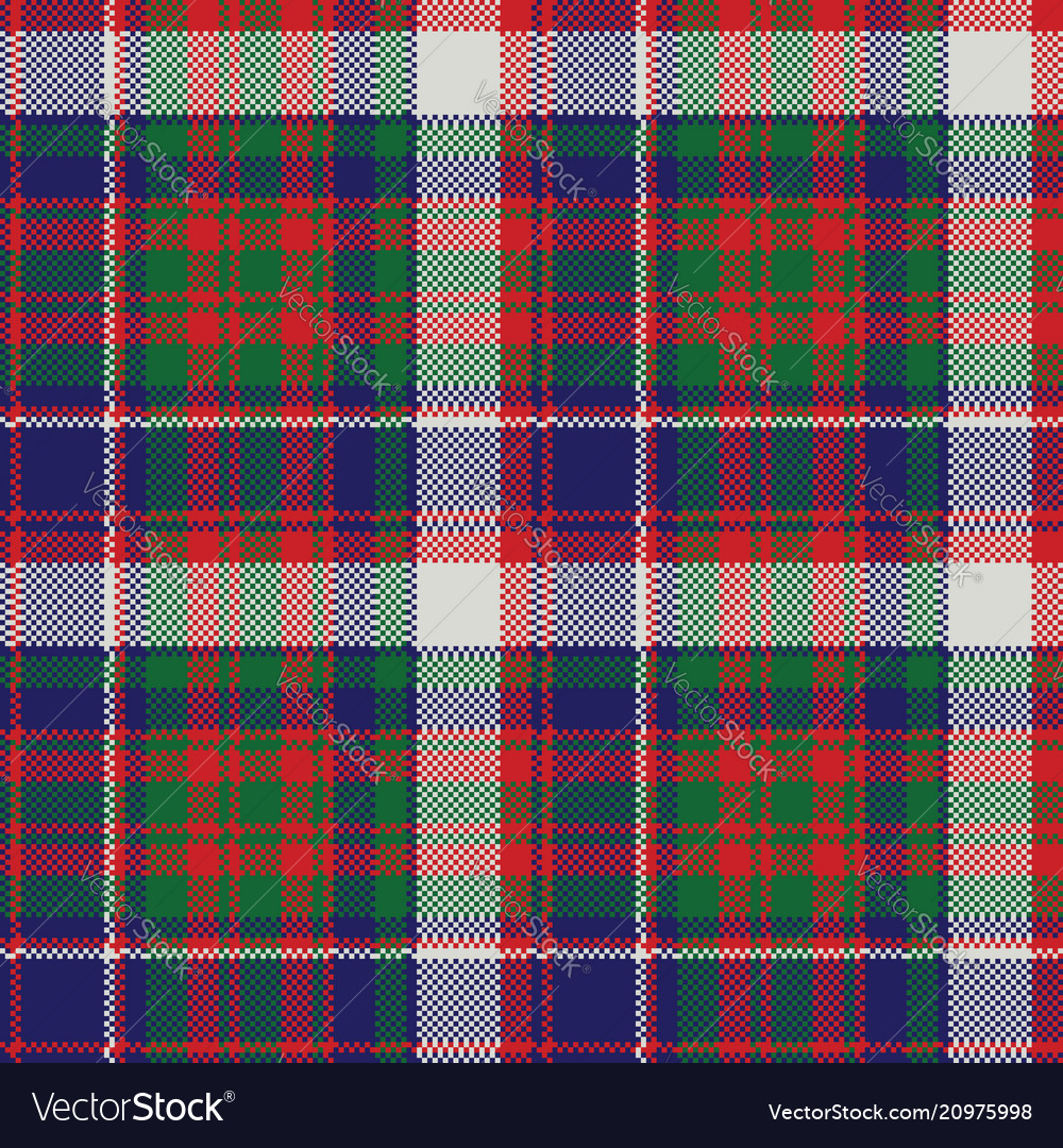 British tartan check plaid seamless pattern Vector Image