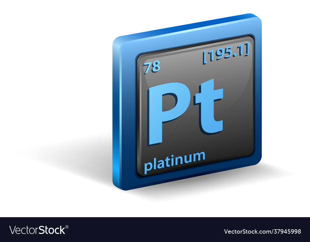 Platinum chemical element symbol