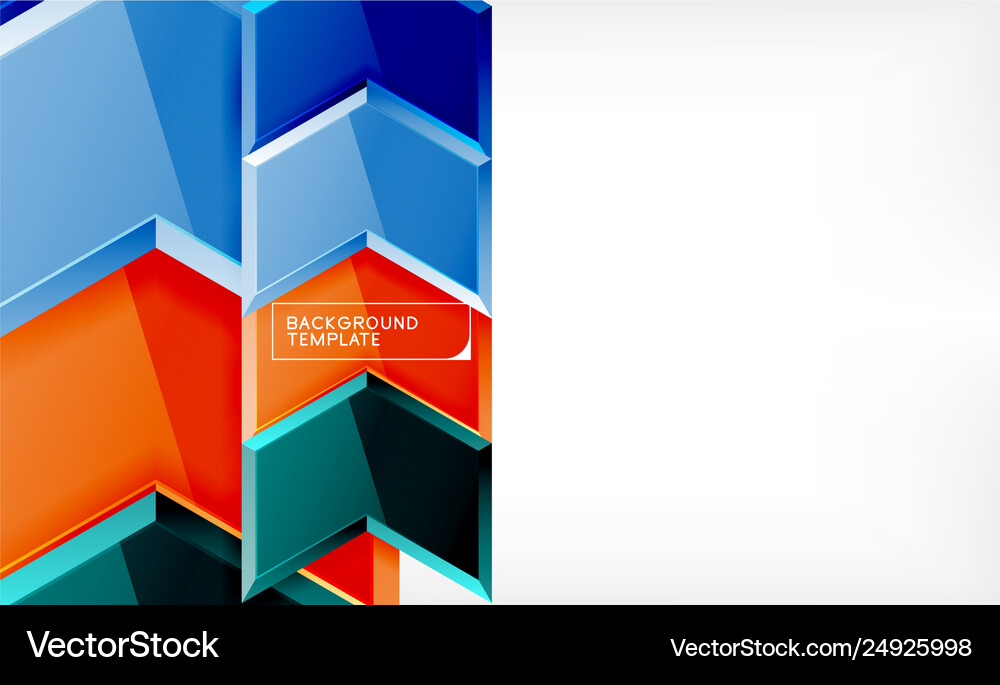 Techno arrow background template design Royalty Free Vector