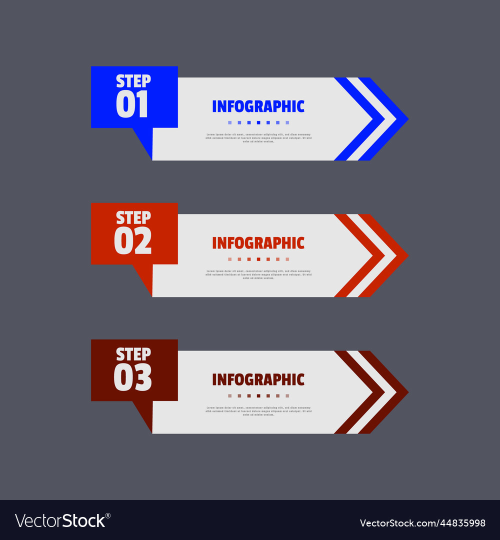 Text box infographic element template design