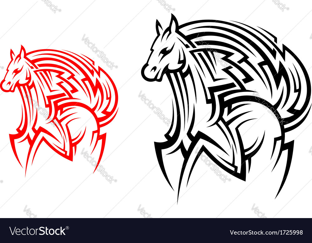 Tribal Horse 2 High-Res Vector Graphic - Getty Images