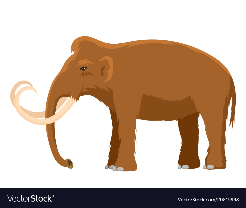 Woolly Mammoth Animal Character