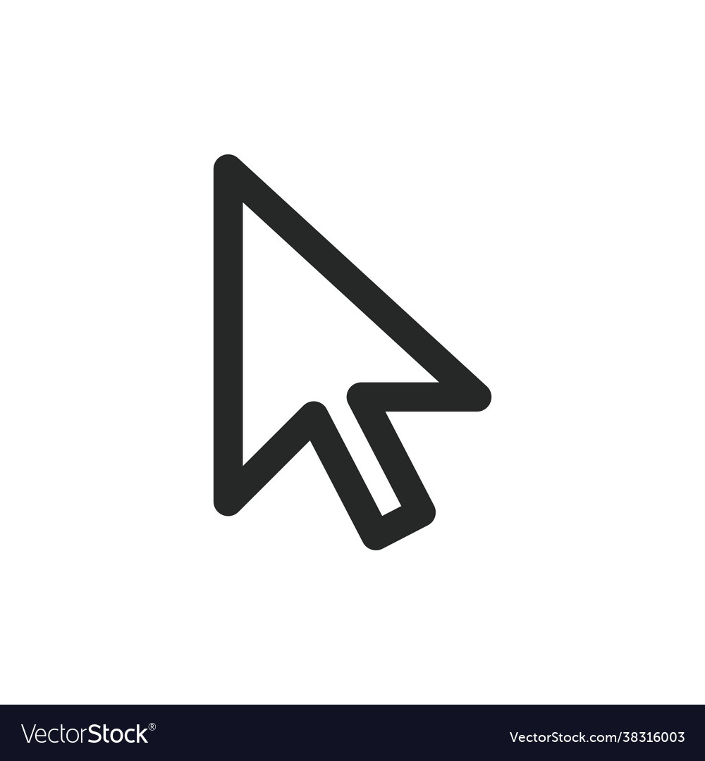 Computer cursor mouse icon technology arrow web vector image Computer cursor mouse icon technology arrow web