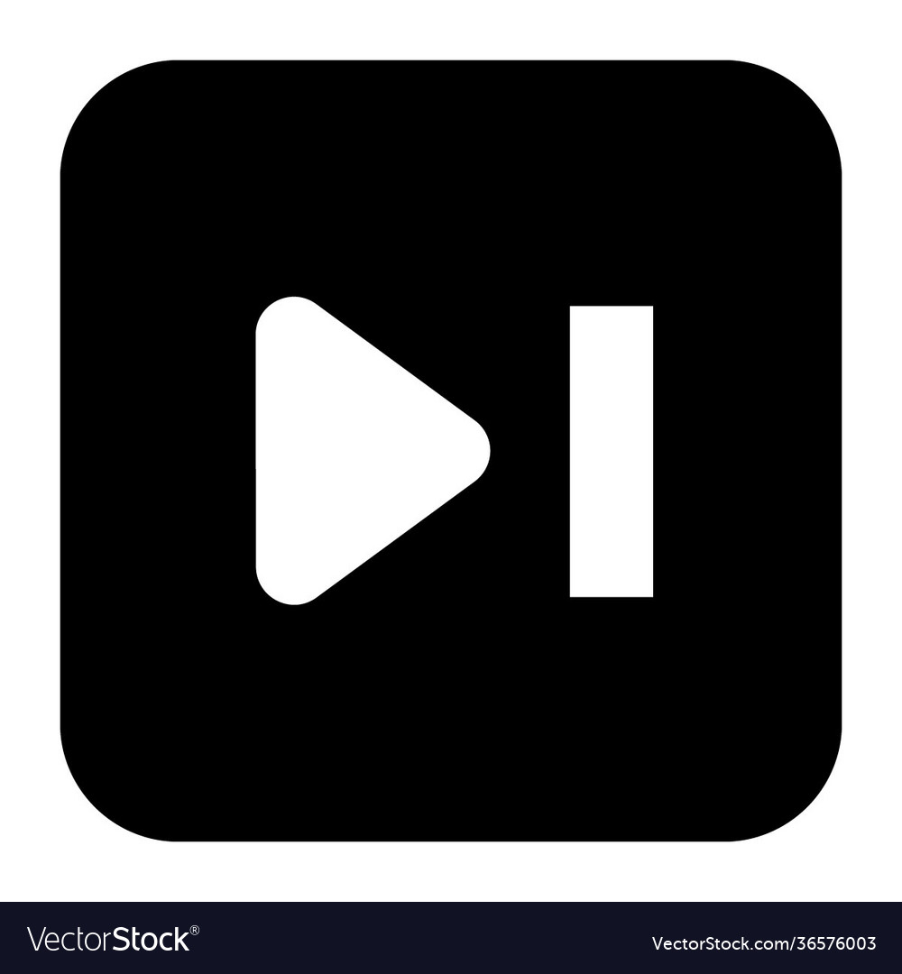 Forward play Royalty Free Vector Image - VectorStock