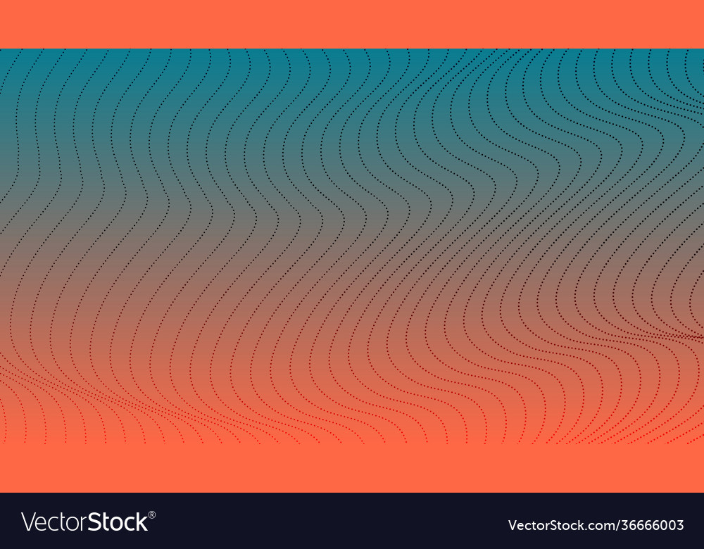 Halftone gradient background with dots vector image Halftone gradient background with dots