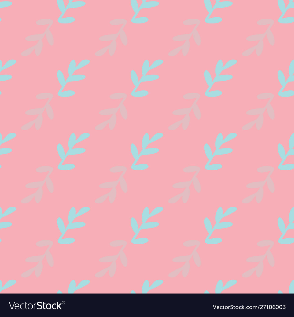 Leaves seamless repeat pattern background vector image Leaves seamless repeat pattern background