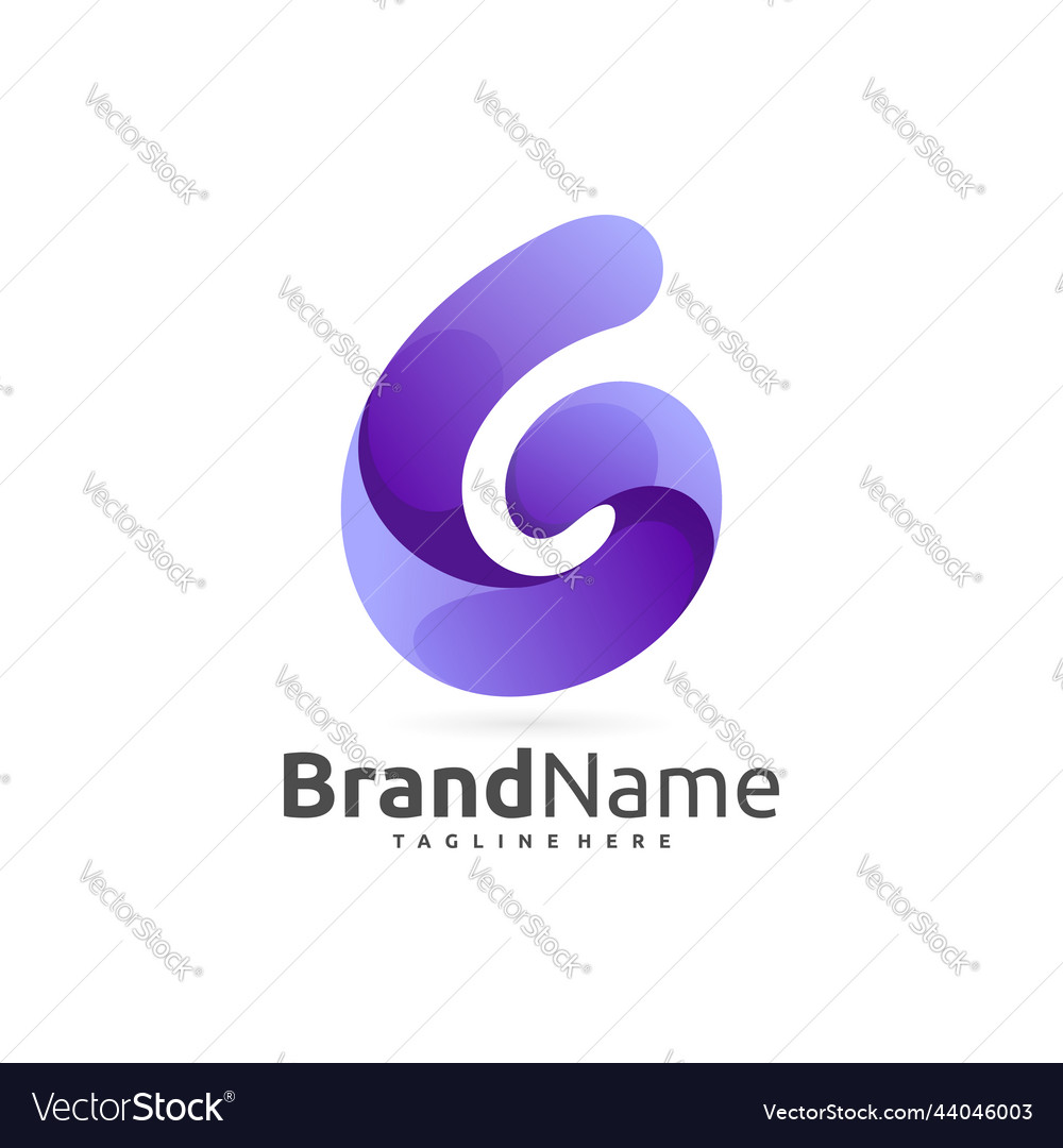 Letter g icon logo template