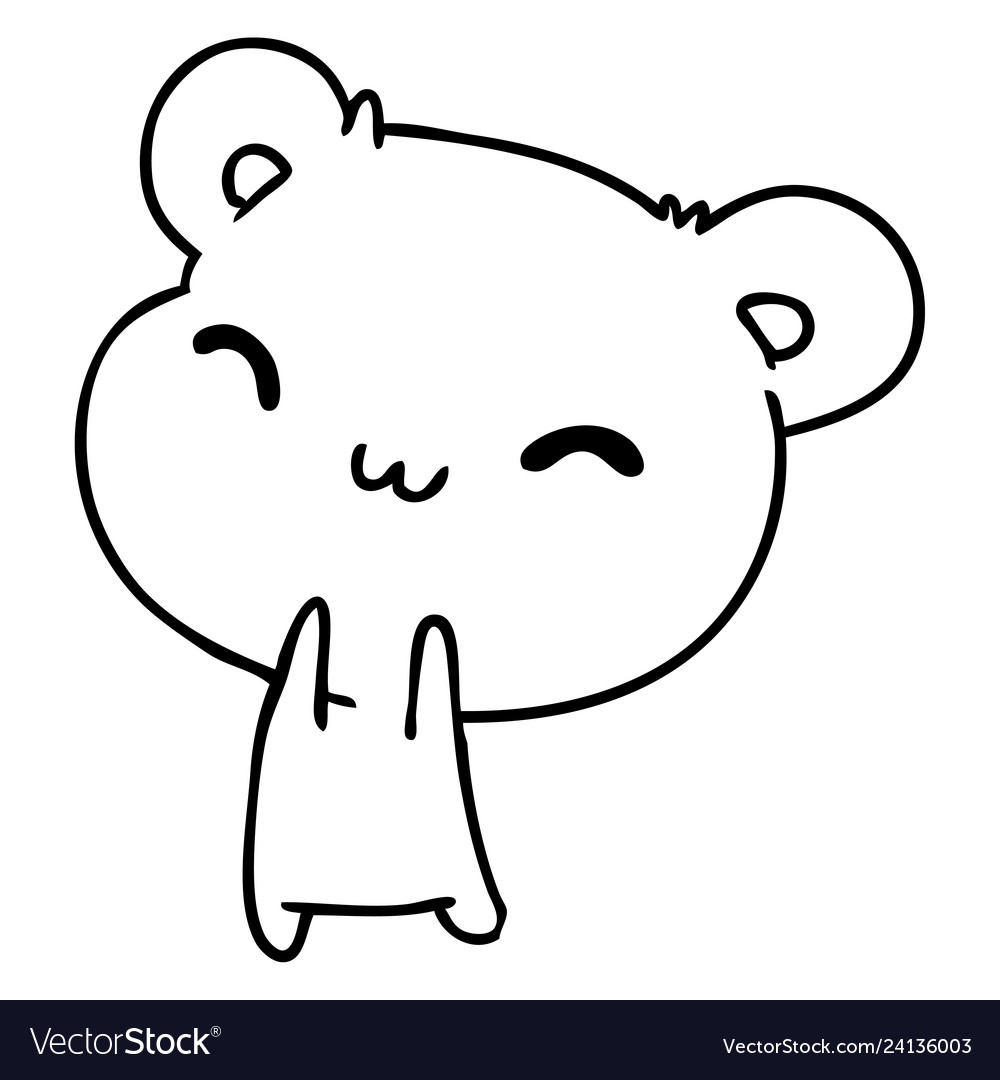 how to draw a cute teddy bear step by step