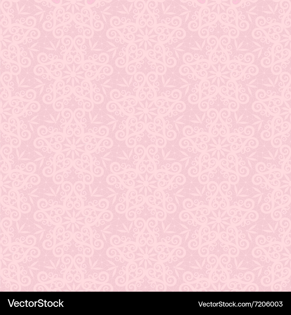 Pink lace pattern Royalty Free Vector Image - VectorStock