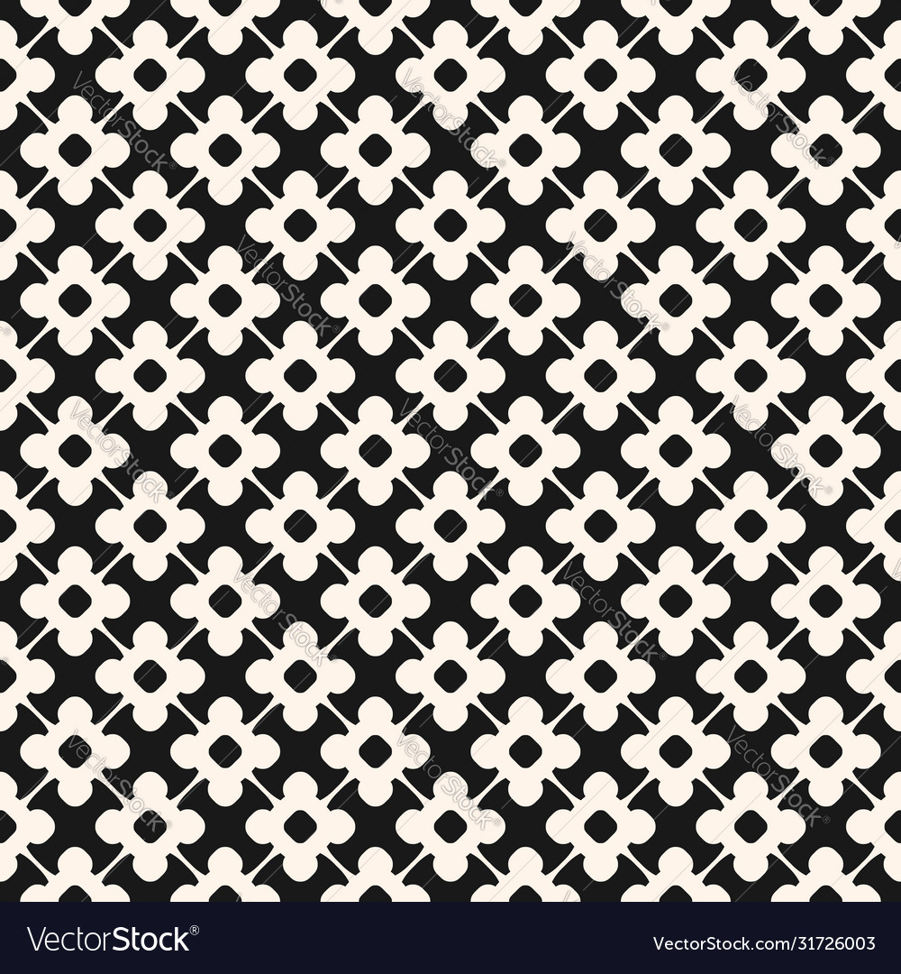 Nahtloses Muster monochromes florales Ornament vector image Nahtloses Muster monochromes florales Ornament
