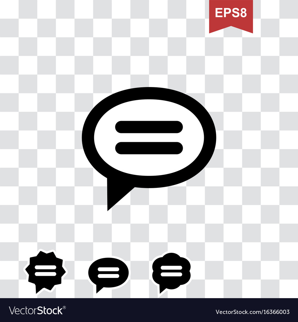 Speech bubble icon