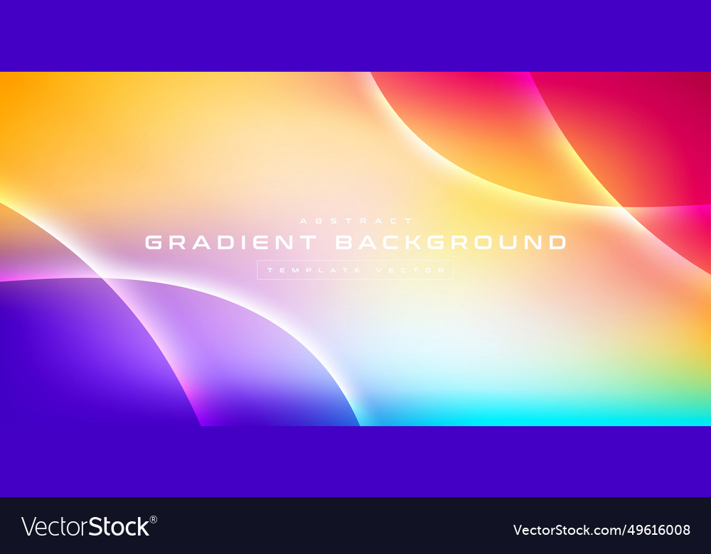 Abstract blurred colorful mesh gradient background vector image Abstract blurred colorful mesh gradient background