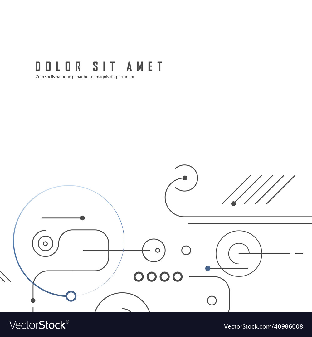Geometric textured pattern round shapes vector image Geometric textured pattern round shapes