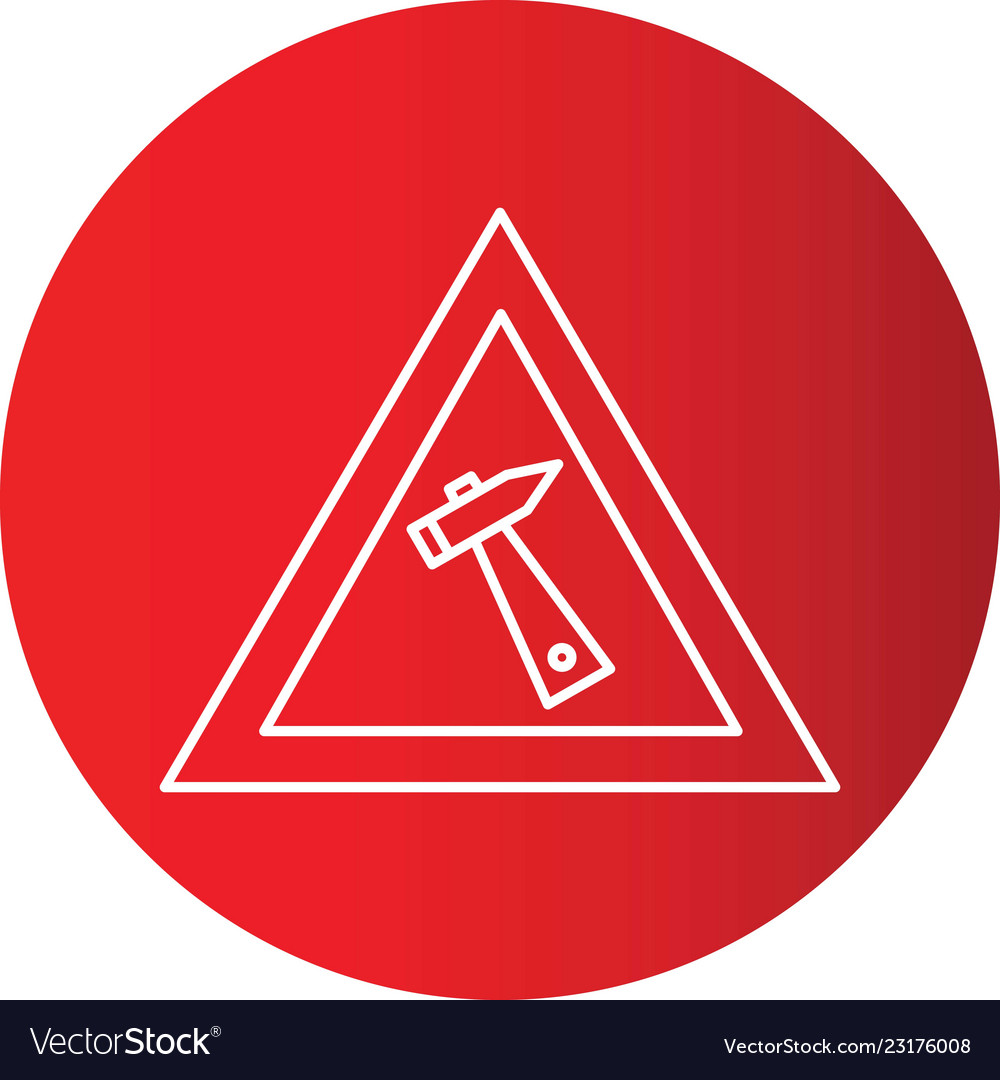 Gradient line circle perfect icon or pigtogram