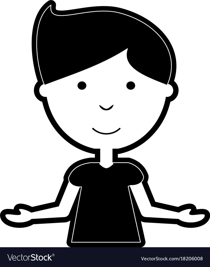 Man with open arms