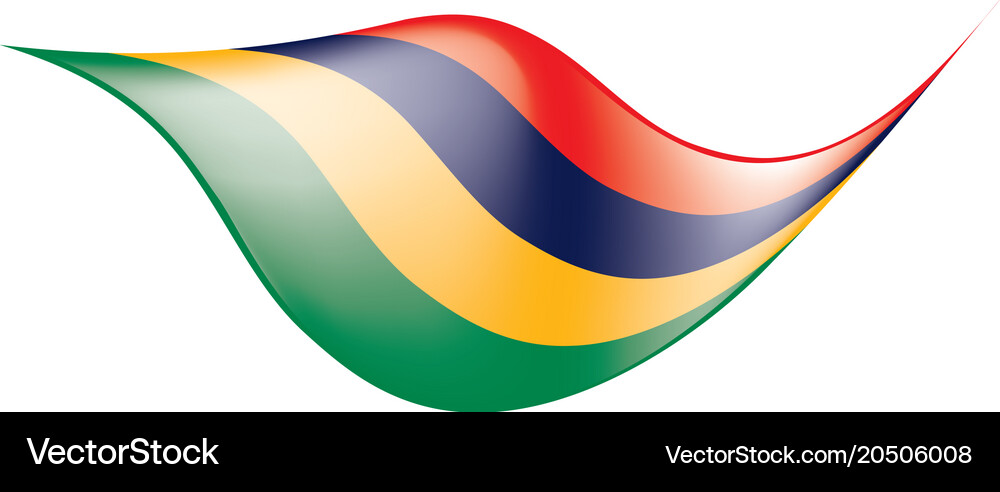 Mauritius flag Royalty Free Vector Image - VectorStock