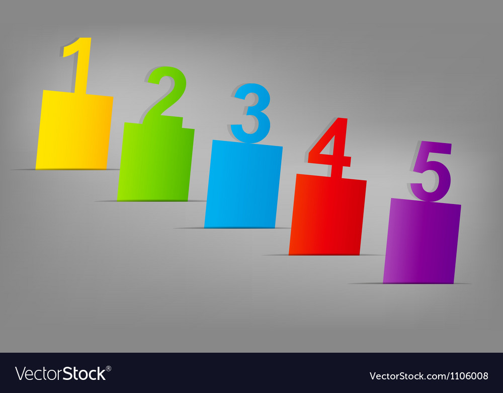 Progress Icons - Colorful Chart