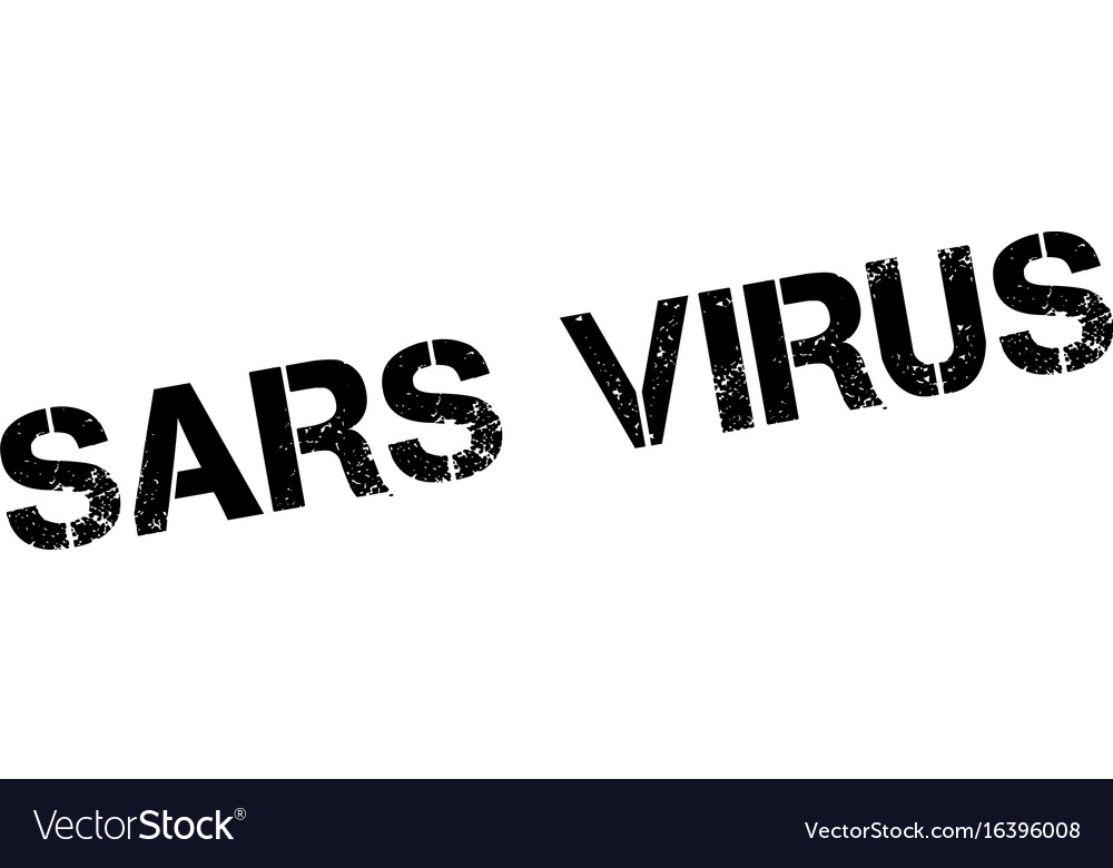 Sars virus rubber stamp Royalty Free Vector Image