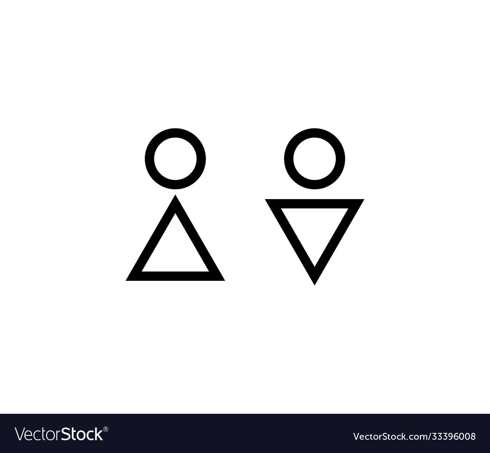 Wc line icon