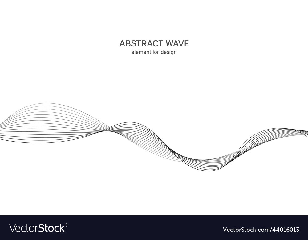 Abstract wave element for design digital vector image Abstract wave element for design digital