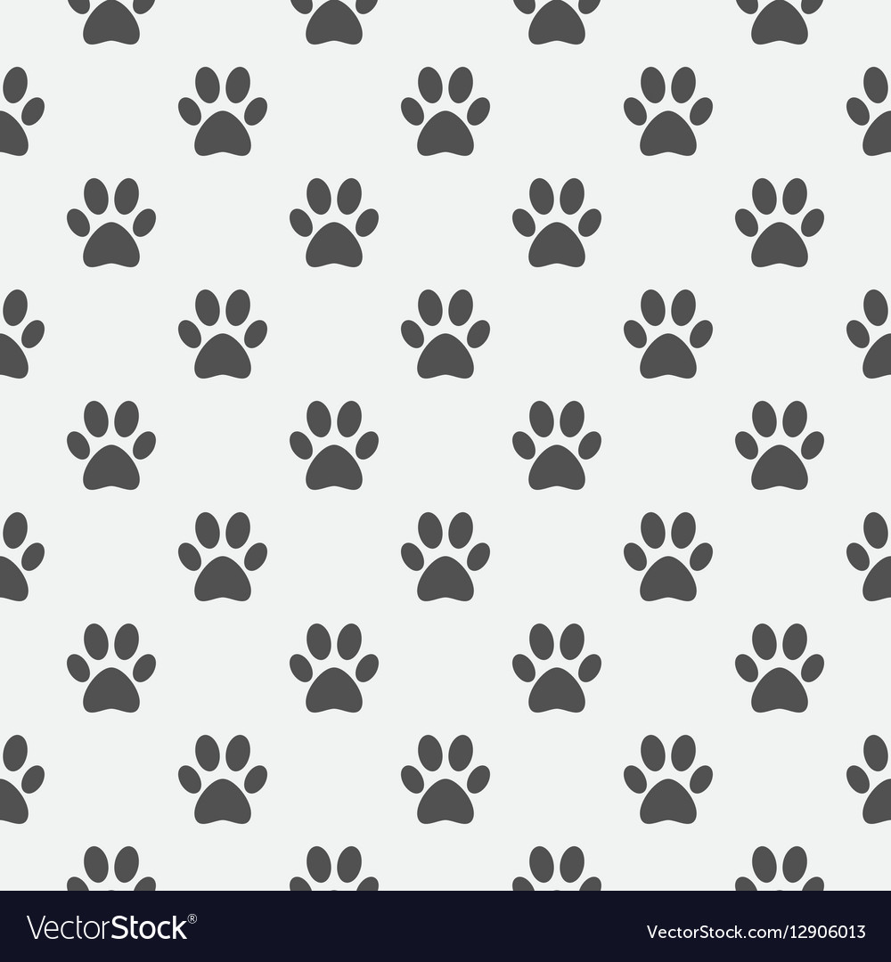 Black Paw Print Texture
