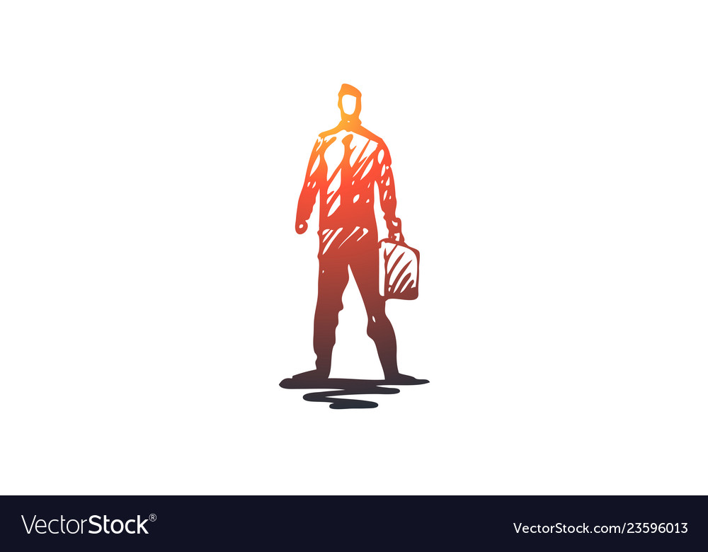 Businessman manager success finance business