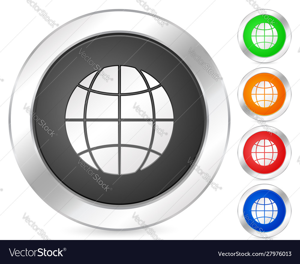 Computer icon globe