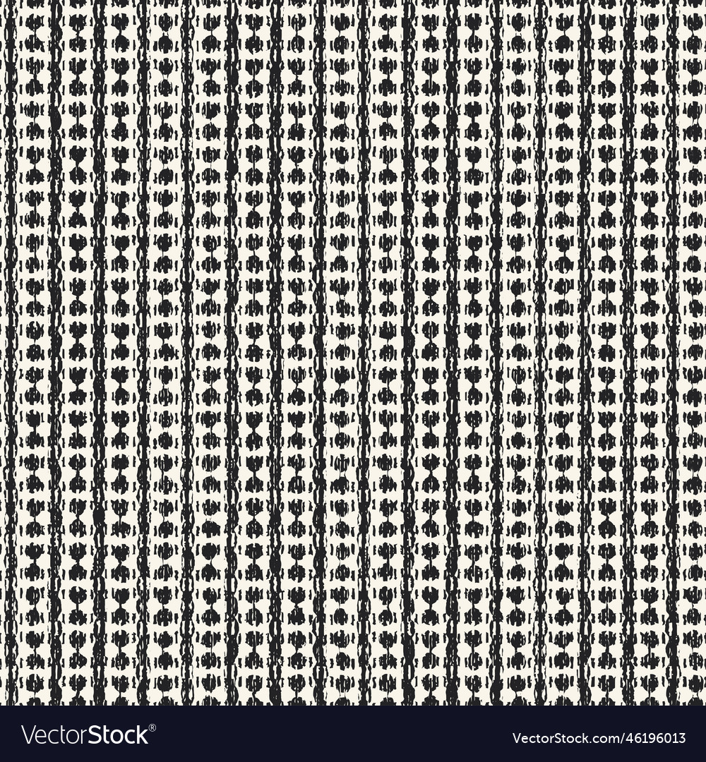 Dotted and striped pattern vector image Dotted and striped pattern