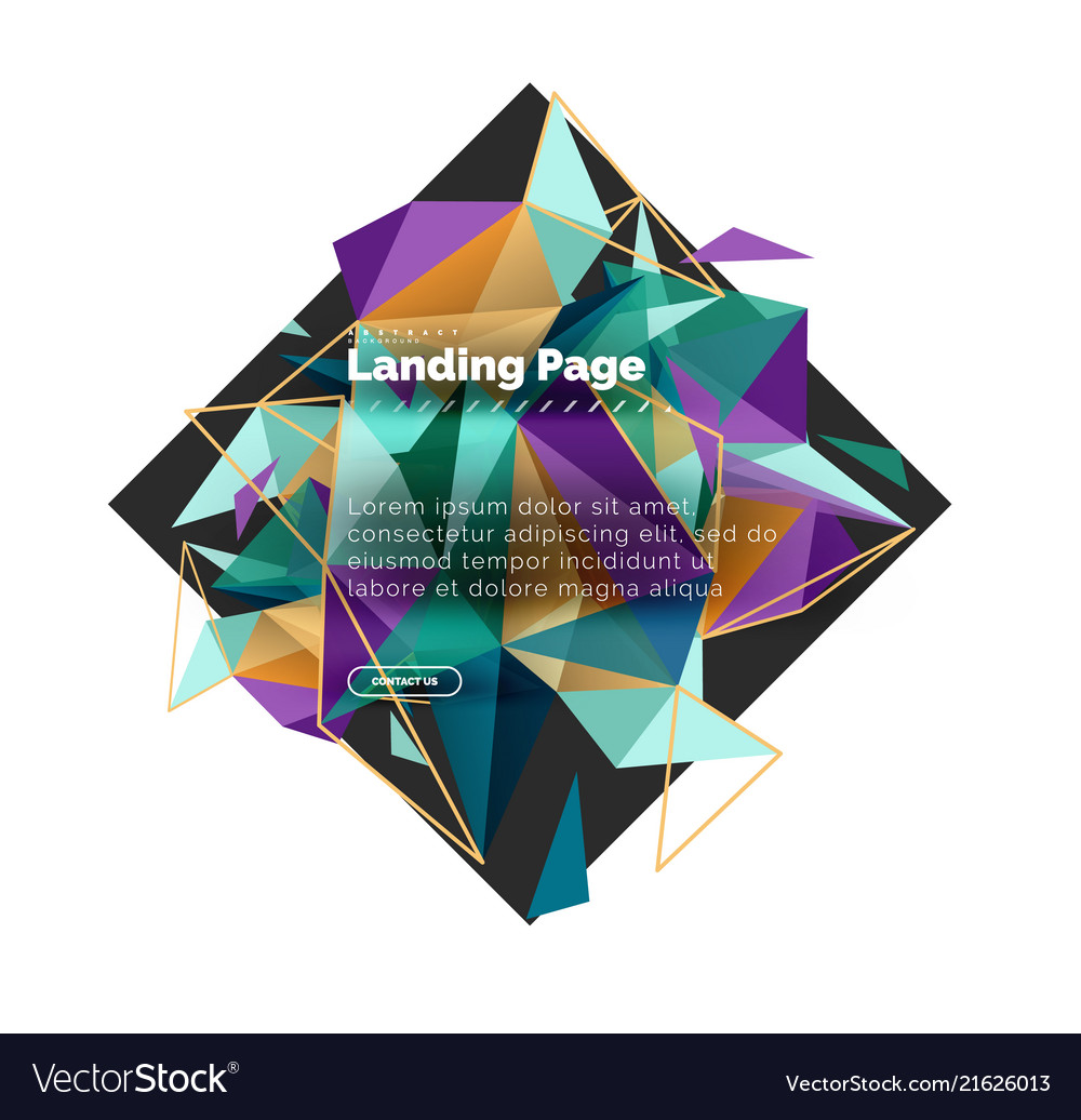 Geometric Triangles Background