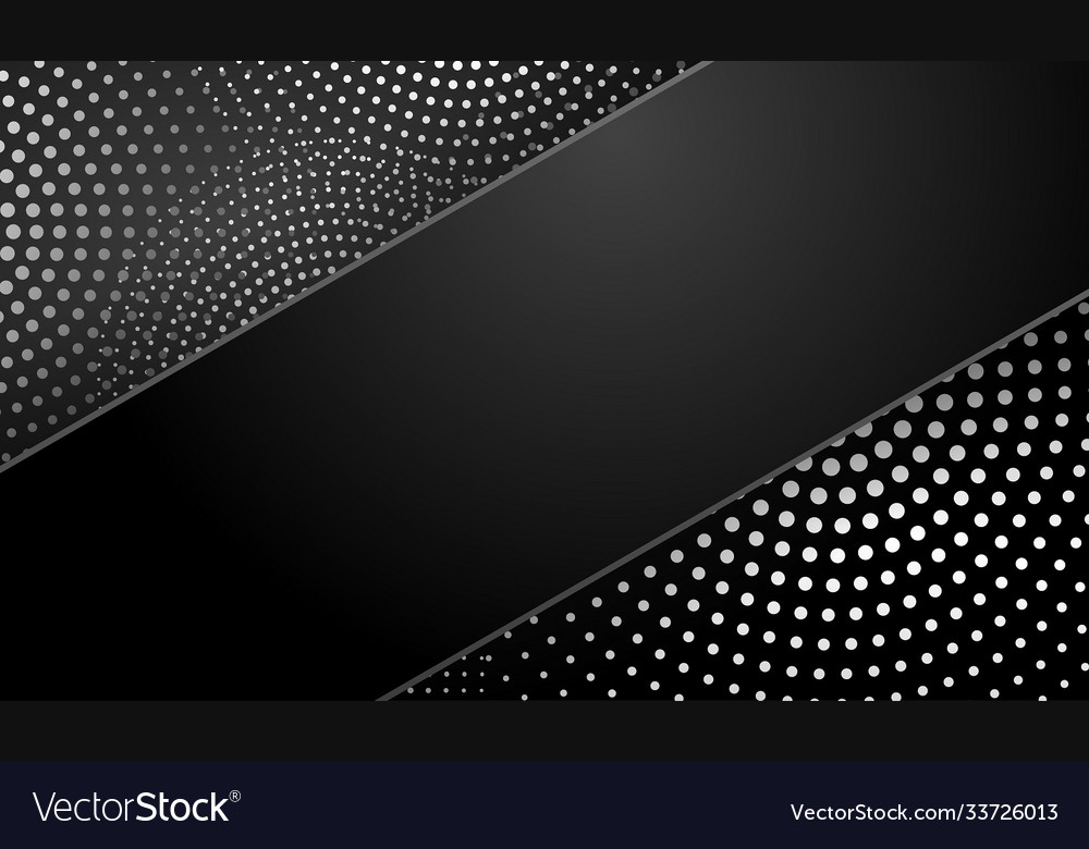 Halftone monochrome pattern dots