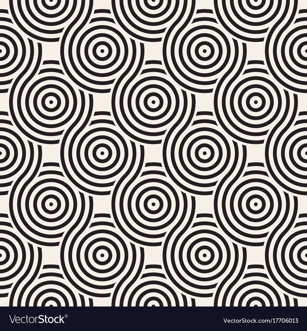 Seamless geometric pattern composed