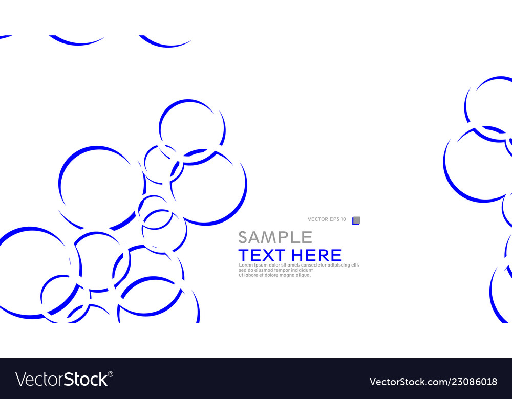Abstract background with circles Vector Image Abstract background with circles