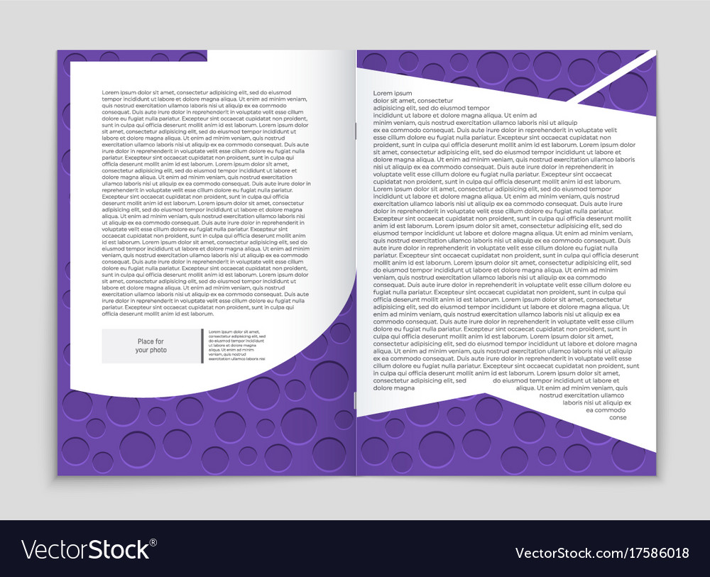 Abstract layout background set for art