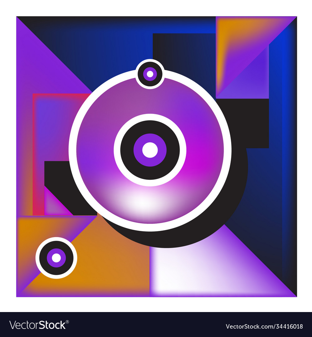 Abstract modern triangles background pattern vector image Abstract modern triangles background pattern