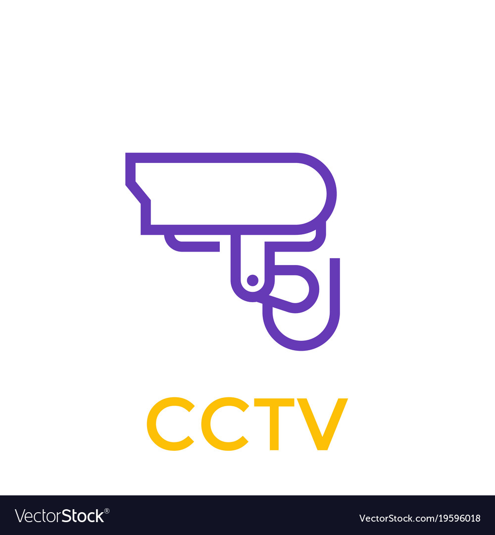 Cctv Symbol linear Stil