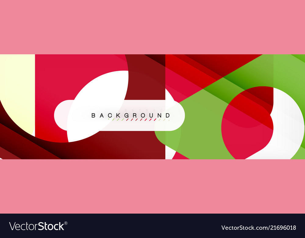 Circle and triangle abstract background vector image Circle and triangle abstract background