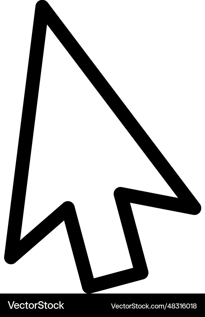 Cursor icon Royalty Free Vector Image - VectorStock