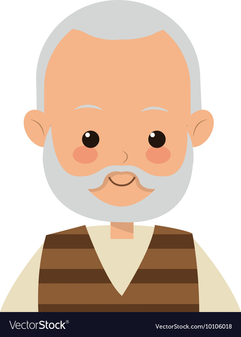 Elder man icon Royalty Free Vector Image - VectorStock