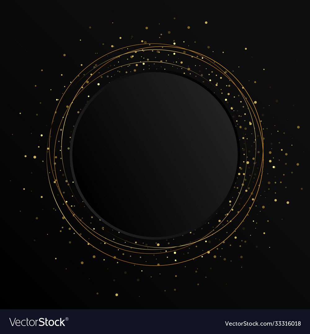 Golden Glitter Banner