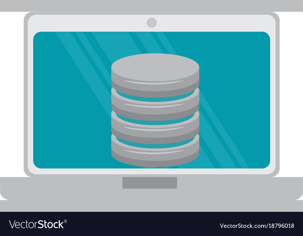 Laptop computer with data disk