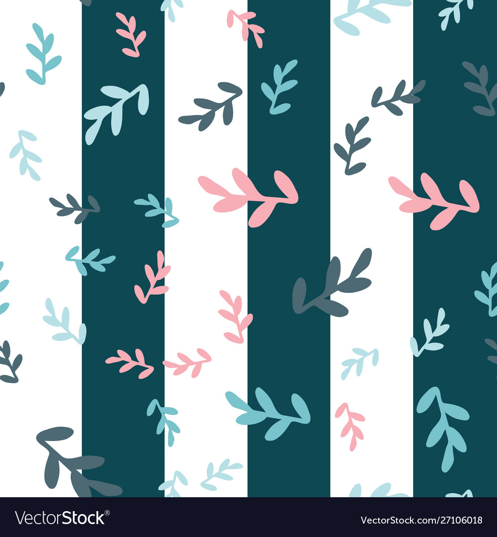 Leaves seamless repeat pattern