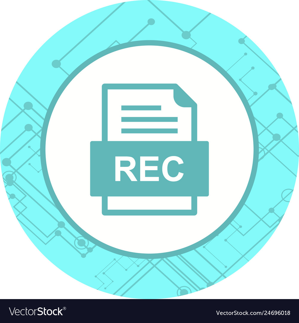 Rec file document icon
